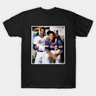 Dwight Gooden and Darry l Strawberry in New York Mets, 1983 T-Shirt